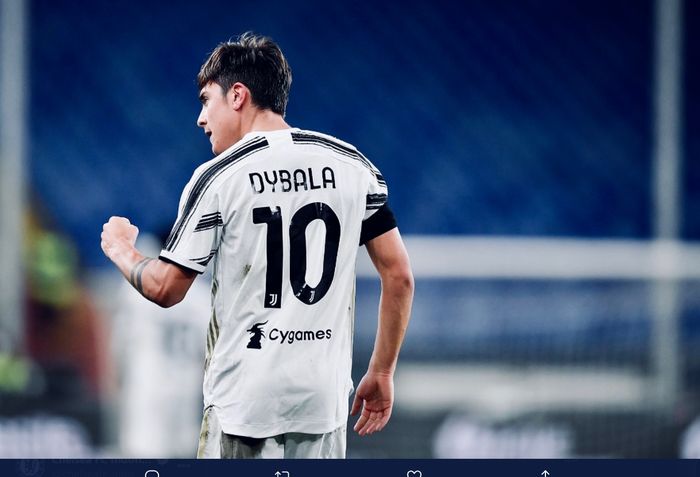 Penyerang Juventus, Paulo Dybala.