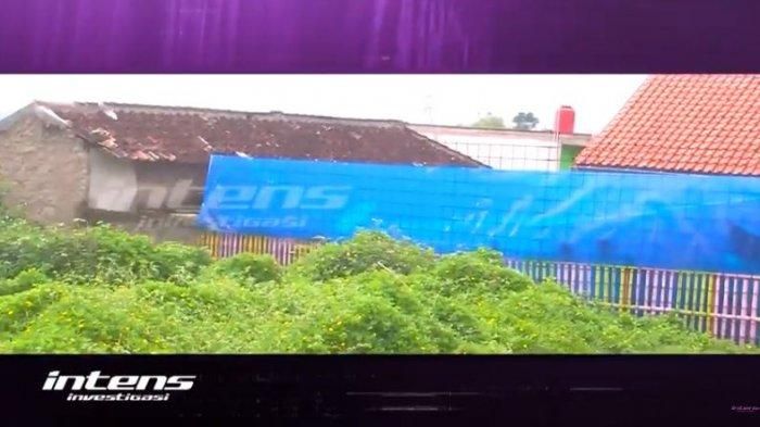 Pemandangan bekas kolam ikan diduga jadi tempat tinggal suami Lina Jubaedah, Teddy 