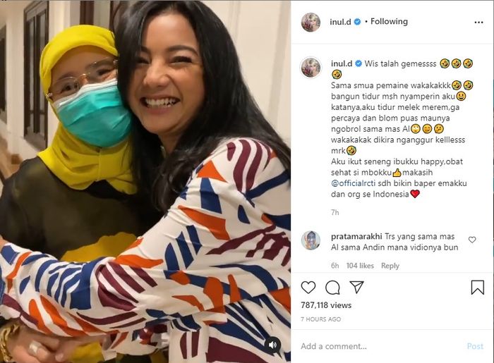Unggahan Inul Daratista