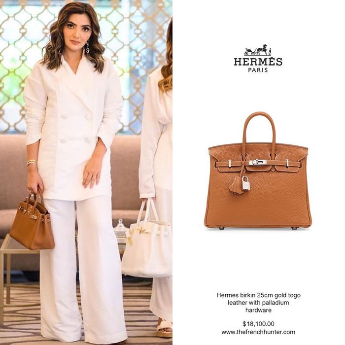 nagitaslavina carried #Hermes birkin 25 beton matte alligator with