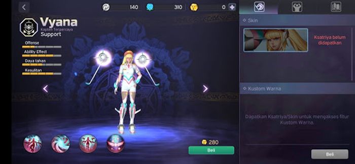 Vyana, Knight role Support in Lokapala