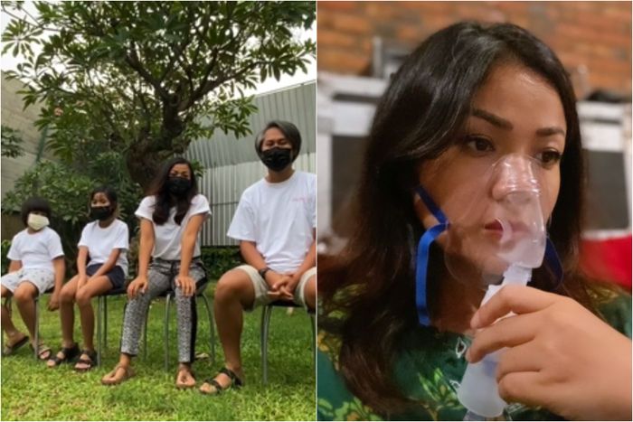Nirina Zubir jadi parno setelah terinfeksi Covid-19.