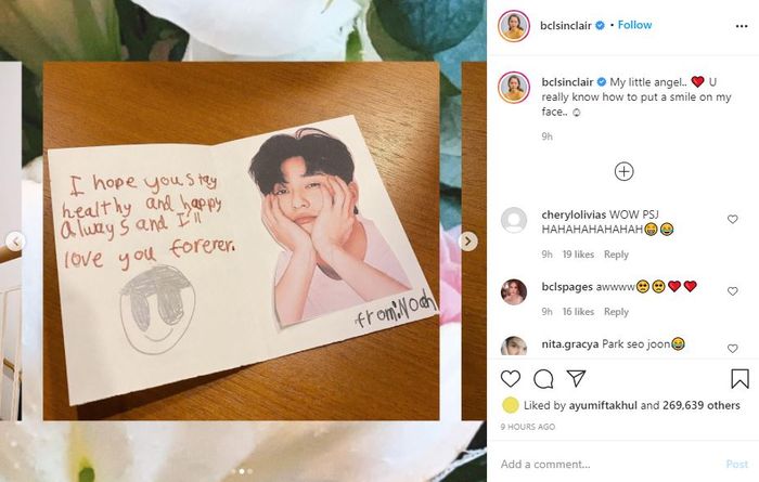 BCL bucin dengan aktor Park Seo Joon