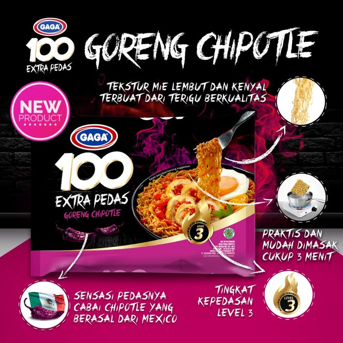 Gaga Hadirkan Mie Instan dengan Level Pedas yang Menggiurkan, Mau Coba