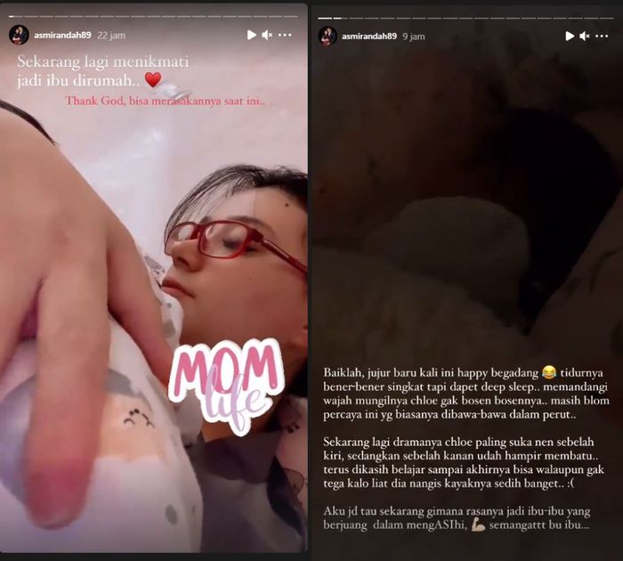 Asmirandah Ungkap Suka Cita Saat Pertama Kali Begadang dan Menyusui