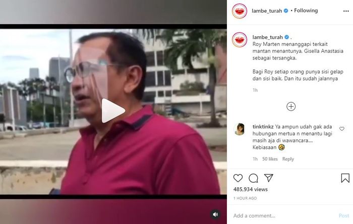 Roy Marten tanggapi kasus video syur Gisel