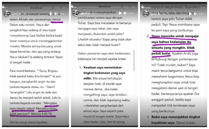 Unggahan Gisel soal kedamaian