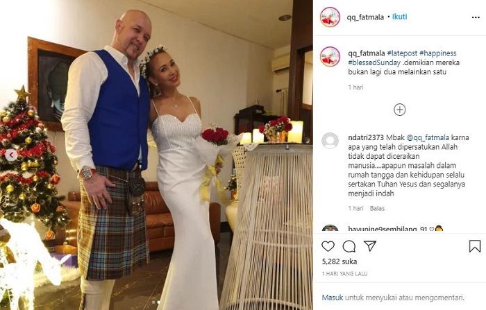 Kiki Fatmala nikah lagi dengan bule