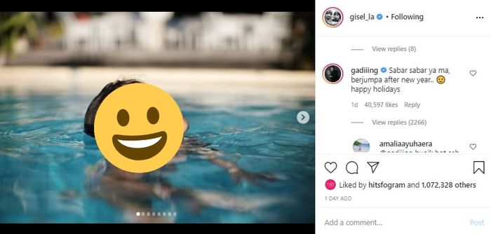 Komentar Gading Marten curi perhatian