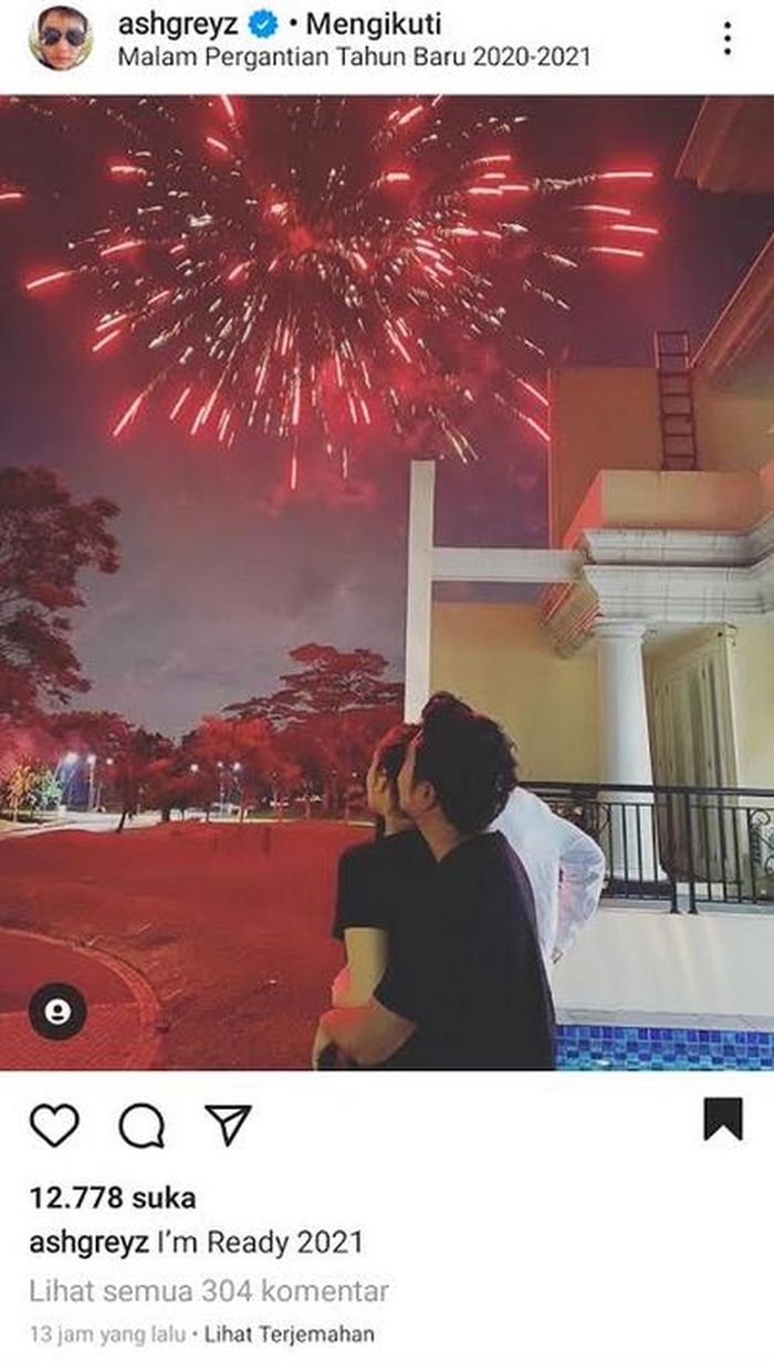 Abash habiskan waktu tahun baru bersama wanita lain saat Lucinta Luna dalam penjara