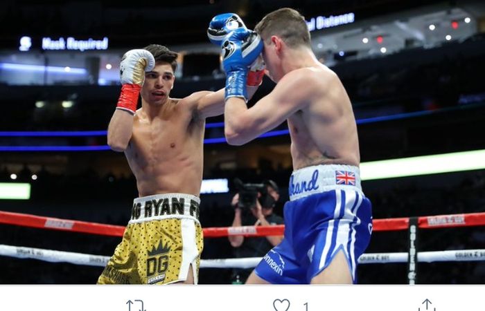 Duel Ryan Garcia vs Luke Campbell, Sabtu (2/1/2021) di California.