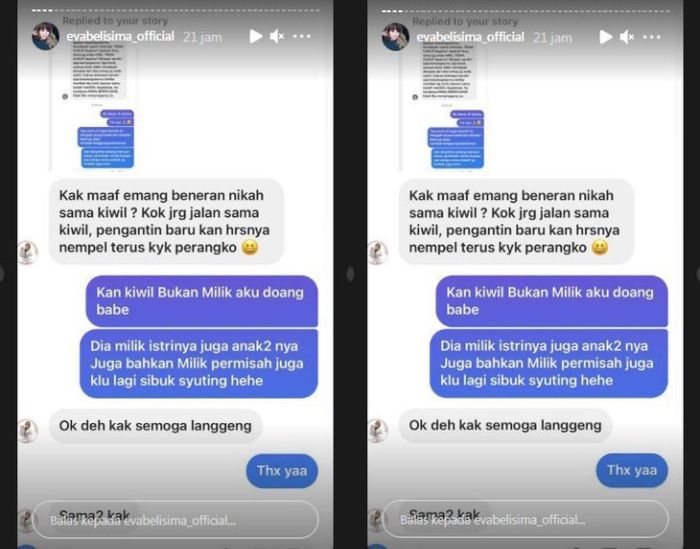 Eva Belisima singgung soal RohimahInstagram
