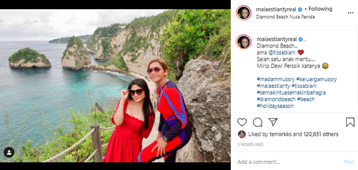 Maia Estianty dan Tissa Biani