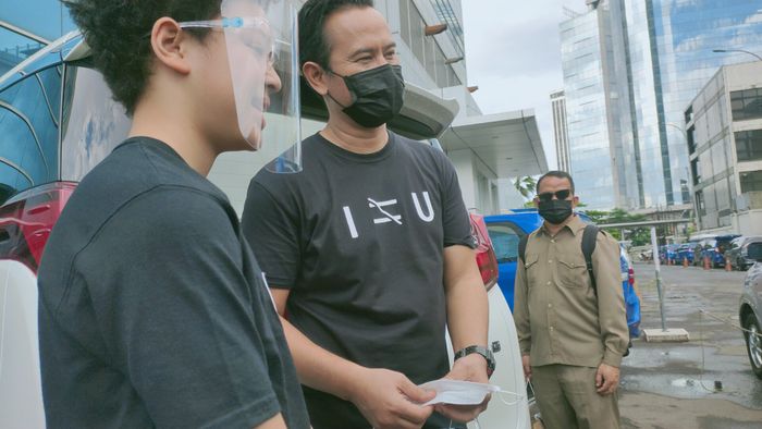 Keanu Massaid dan Mudjie Massaid saat ditemui di kawasan Tendean, Jakarta Selatan, Senin (4/1/2021).