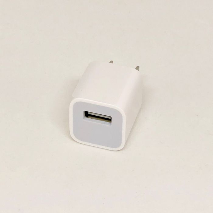 Apple iPhone charger.