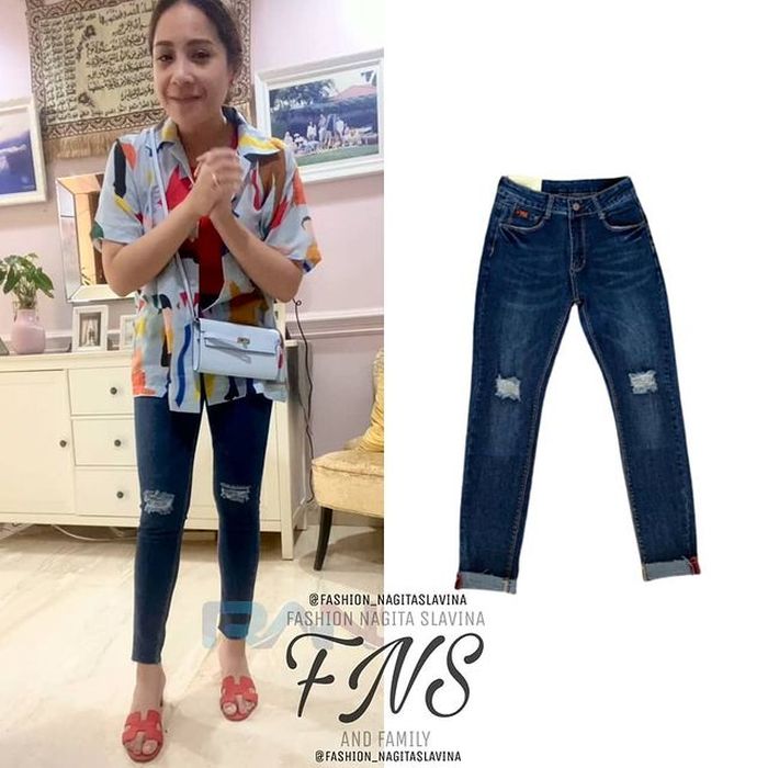 celana ejans Nagita slavina yang lebih murah dari celana <a href='https://tribunmedan.cfd/tag/netizen' title='netizen'>netizen</a>