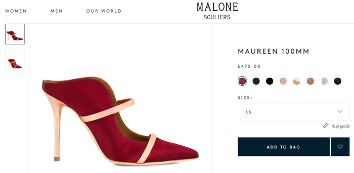 Harga <a href='https://manado.tribunnews.com/tag/sepatu' title='sepatu'>sepatu</a> yang dipakai <a href='https://manado.tribunnews.com/tag/kahiyang-ayu' title='Kahiyang Ayu'>Kahiyang Ayu</a>
