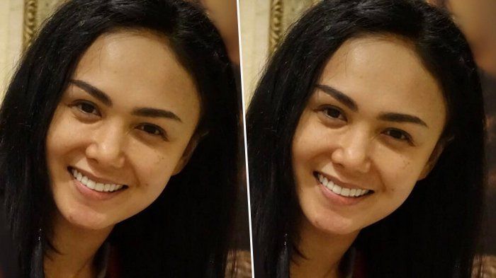Yuni Shara tanpa makeup