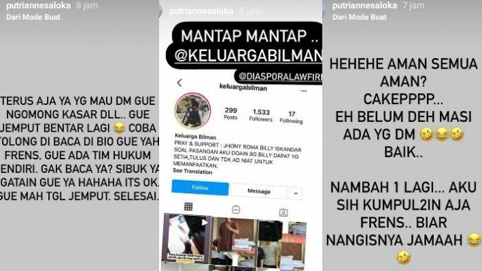 Instagram Story <a href='https://manado.tribunnews.com/tag/putri-anne' title='Putri Anne'>Putri Anne</a>