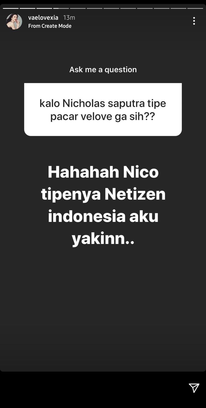 Velove jawab pertanyaan netizen
