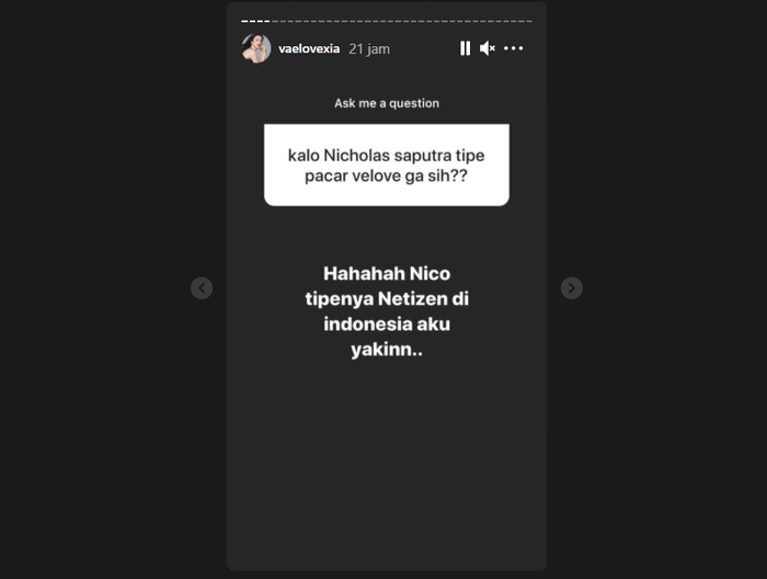 Velove Vexia ungkap kriteria cowok idamannya
