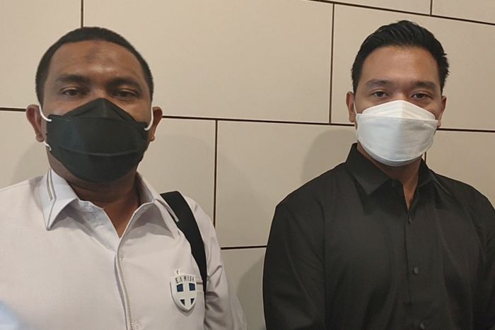 Michael Yukinobu de Fretes saat ditemui Grid.ID di Subidit Cyber Crime, Polda Metro Jaya, Kamis (14/1/2021).