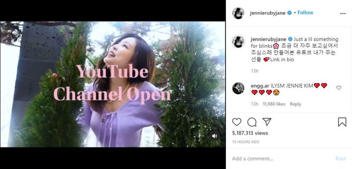 BLACKPINKs Jennie Launches YouTube Channel On Her 25th Birthday