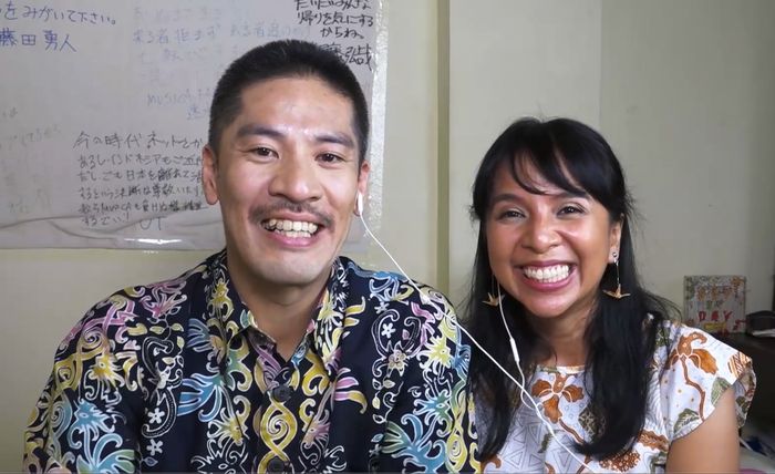 Hiroaki Kato dan istrinya, Arina Ephipania.