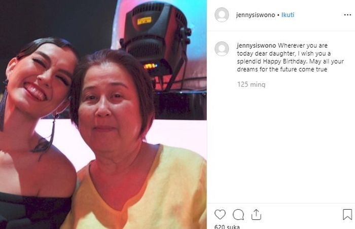 Ibu Agnez Mo, Jenny Siswono dan sang putri tercinta