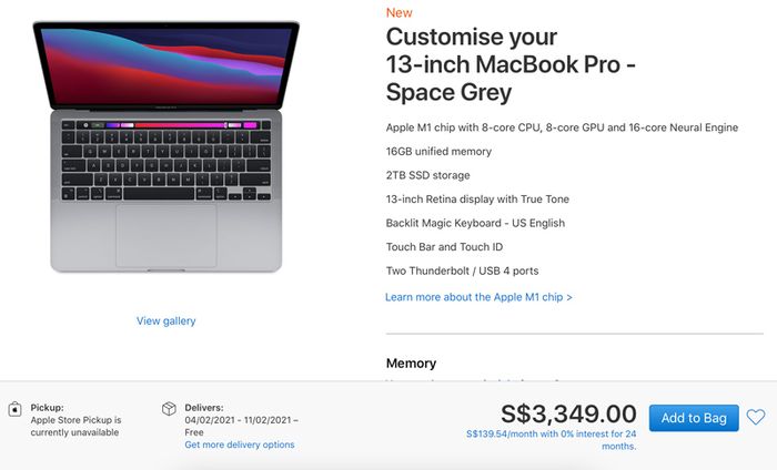 Macbook air m1 spesifikasi