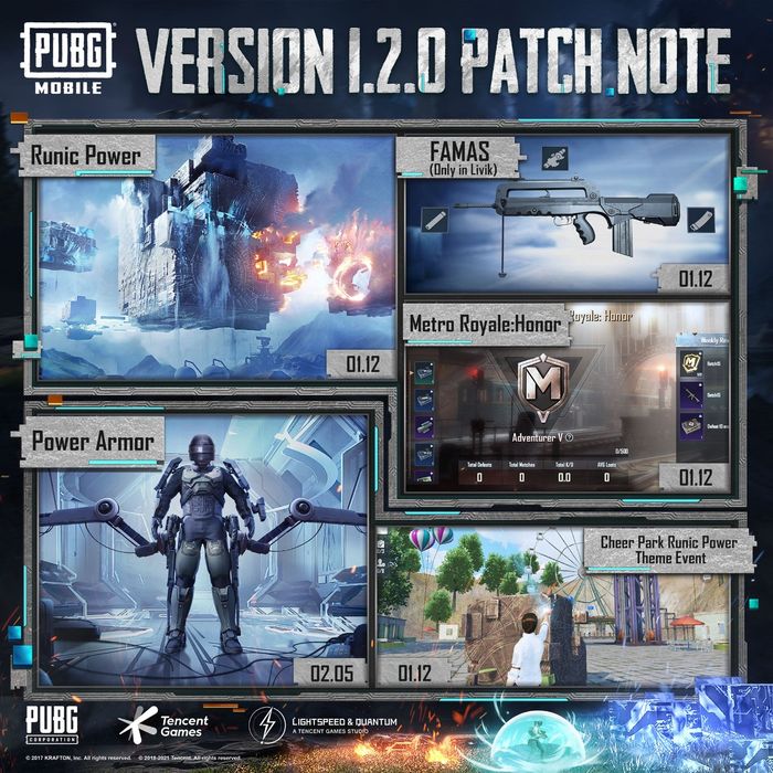 PUBG Mobile version 1.2