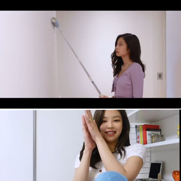 Cat ruma Jennie dominan putih