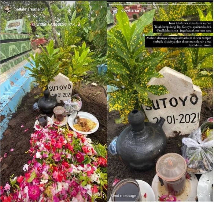 Unggahan IG Story <a href='https://manado.tribunnews.com/tag/nella-kharisma' title='Nella Kharisma'>Nella Kharisma</a> dan <a href='https://manado.tribunnews.com/tag/dory-harsa' title='Dory Harsa'>Dory Harsa</a>