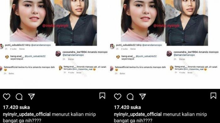 Evi Masamba dipuji mirip Amanda Manopo