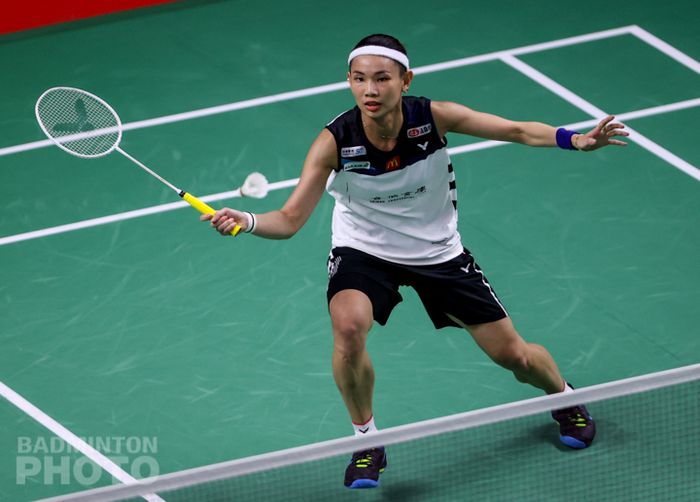 Aksi tunggal putri Taiwan, Tai Tzu Ying pada babak kedua Thailand Open II 2021, Kamis (21/1/2021)