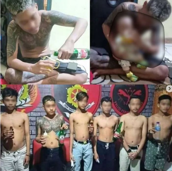 Bak Pikirannya Sudah Digadai, Seorang Pemuda Tega Cekoki Bayi yang Masih 4 Bulan dengan Miras, Polisi Langsung Meluncur ke TKP dan Ringkus Pelaku
