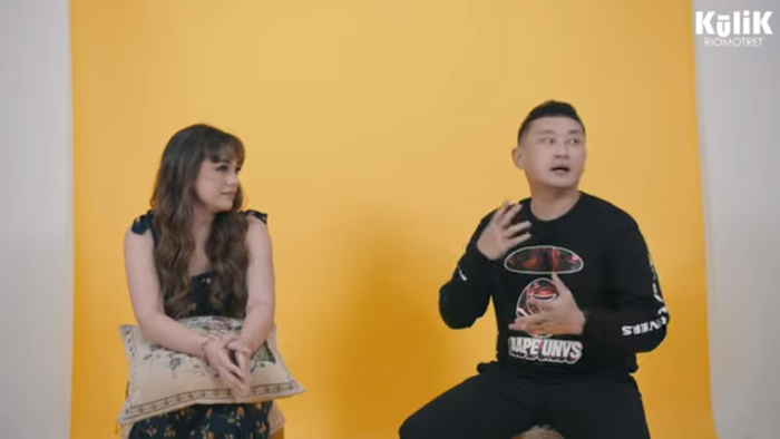 Rio motret dan <a href='https://palembang.tribunnews.com/tag/celine-evangelista' title='Celine Evangelista'>Celine Evangelista</a>
