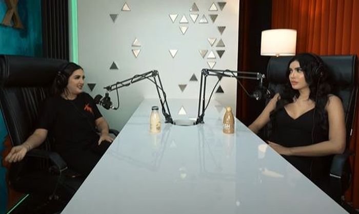 Millen Cyrus saat muncul dipodcast yang dipandu Ashanty