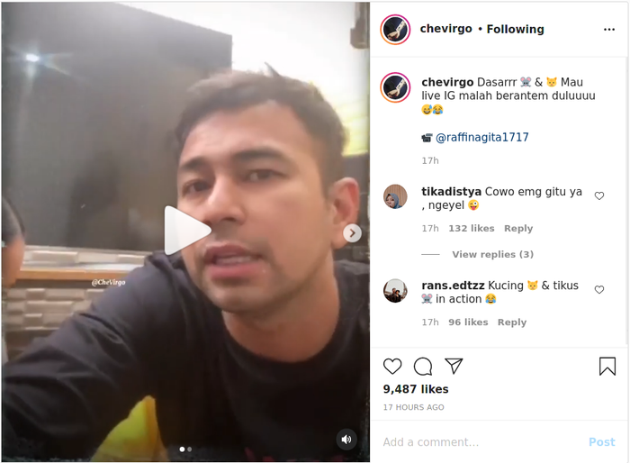 Raffi Ahmad dan <a href='https://jambi.tribunnews.com/tag/nagita-slavina' title='Nagita Slavina'>Nagita Slavina</a> kepergok berebat di depan kamera hanya karenam masalah jaringan. 