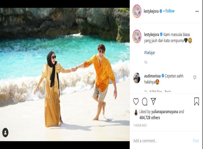 Unggahan Lesti Kejora