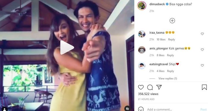 Luna Maya pamer kedekatan dengan <a href='https://kupang.tribunnews.com/tag/dimas-beck' title='Dimas Beck'>Dimas Beck</a>