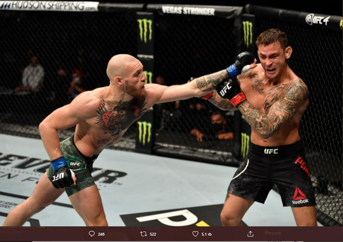 Conor McGregor lebih lapar dan bersiap duel trilogi lawan Dustin Poirier.