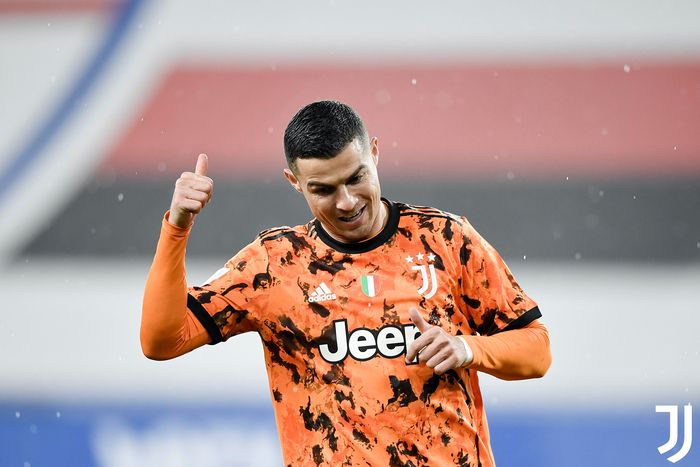 Megabintang Juventus, Cristiano Ronaldo, dalam laga melawan Sampdoria pada pekan ke-20, Senin (31/1/2021) waktu setempat atau Minggu pukul 00.00 WIB. 