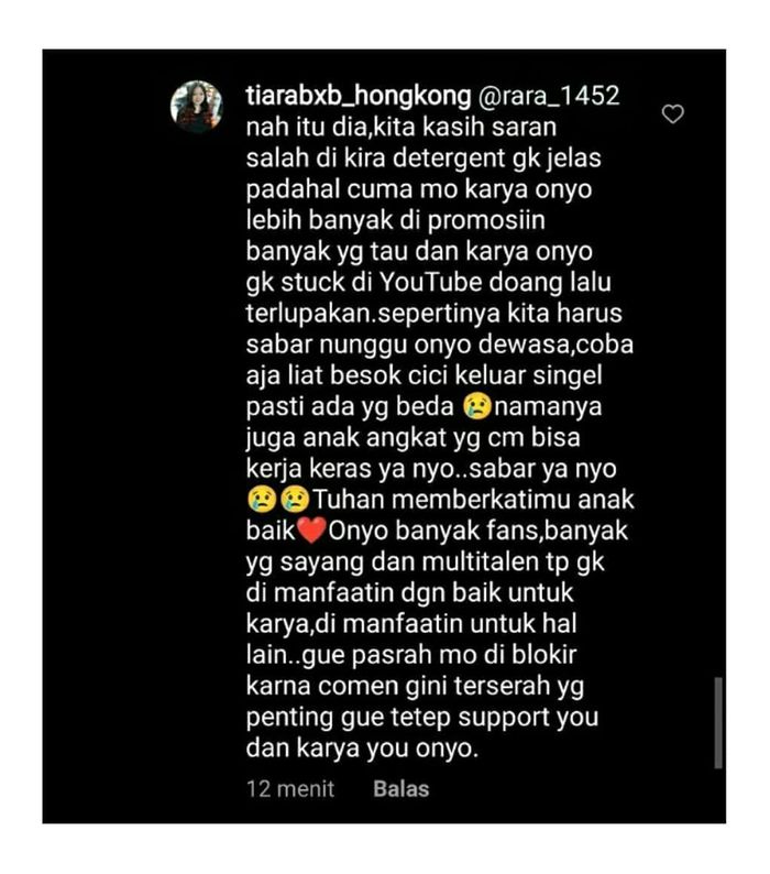 Komentar Fans Betrand Peto