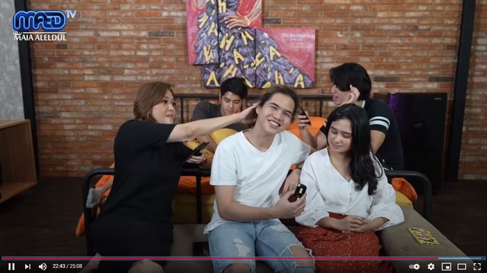 Maia Estianty dan anak-anaknya