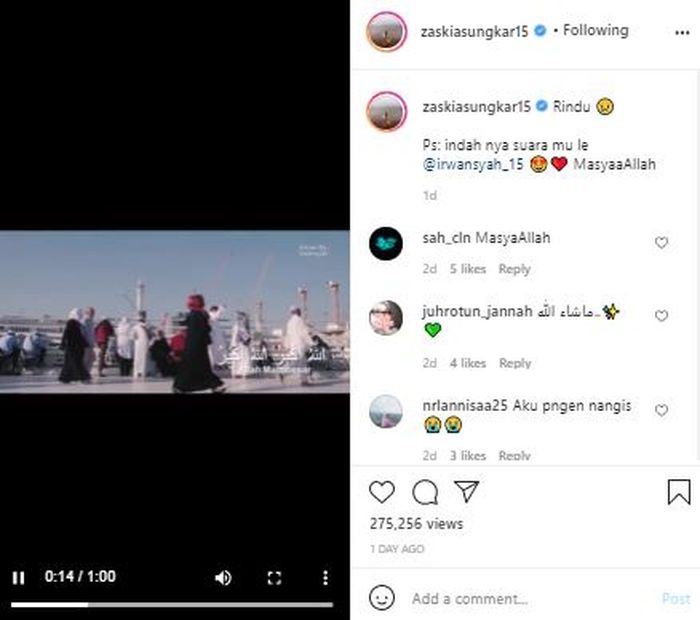 Suara Syahdu Irwansyah Mengumandangkan Adzan