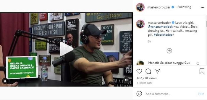 Chef Renatta Pernah Mengalami Luka Bakar Nyaris di Sekujur Tubuhnya, Deddy Corbuzier Justru Dibuat Kagum