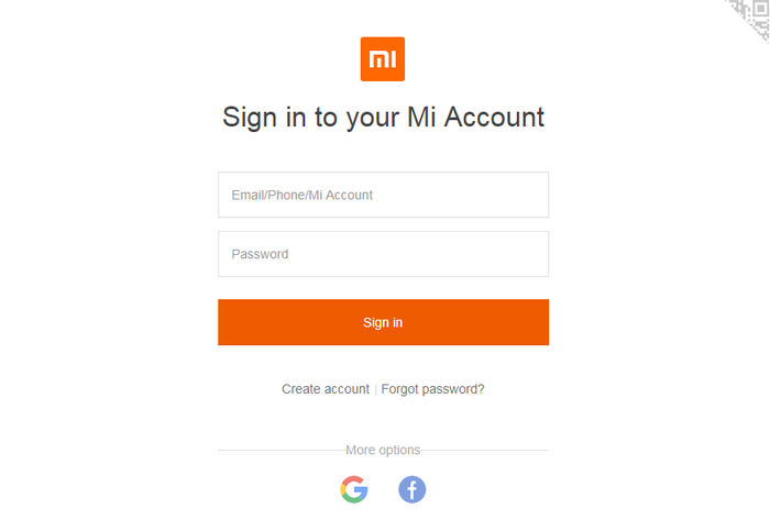 Mi Account