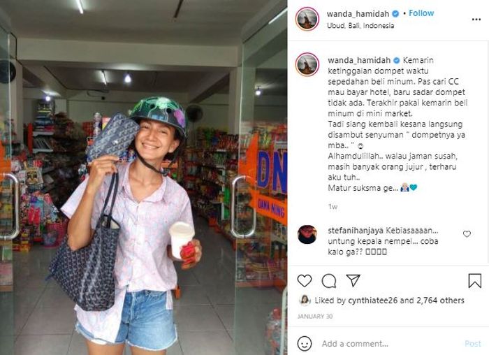 Unggahan <a href='https://manado.tribunnews.com/tag/wanda-hamidah' title='Wanda Hamidah'>Wanda Hamidah</a>