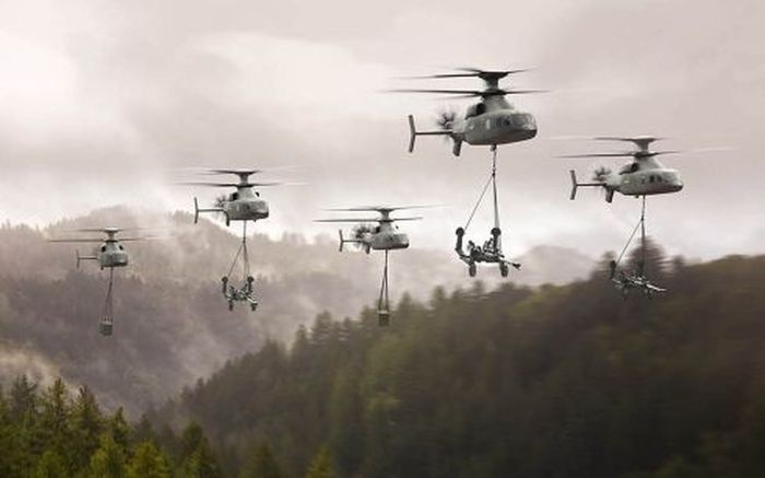Helikopter Defiant X, yang bakal menggantikan Black Hawk.